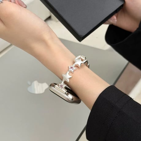 星 AppleWatchバンド シック AppleWatchベルト Series 11/10/9/8 SE3/2  Ultra3/2/1 上品 高級感たっぷり[M6605]