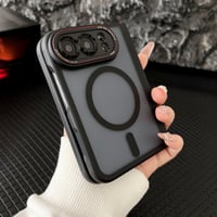 iPhone Duo専用ケース 全面保護 お得な4点セット Magsafe対応 耐衝撃 ヒンジ保護 マット加工 カメラレンズ保護 強化ガラスフィルム付 高品質[M6809]