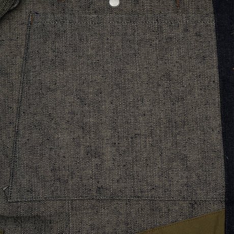 LEE × NIGEL CABOURN,'OX'ED SILVER'  - RAILWAY MAN LOCO JACKET