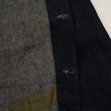 LEE × NIGEL CABOURN,'OX'ED SILVER'  - RAILWAY MAN LOCO JACKET