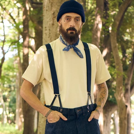 LEE × NIGEL CABOURN,'OX'ED SILVER'  - 2PACK FIELD WORKERS T-SHIRT