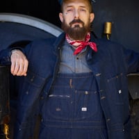 LEE × NIGEL CABOURN,'OX'ED SILVER'  - RAILWAY MAN LOCO JACKET
