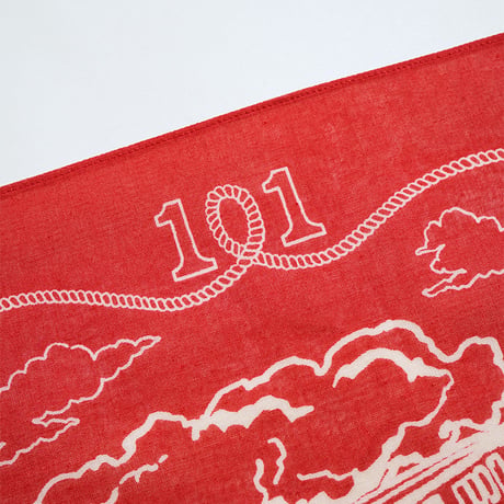LEE × NIGEL CABOURN,'OX'ED SILVER' - 101 BANDANA