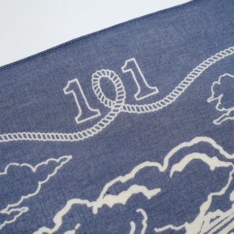 LEE × NIGEL CABOURN,'OX'ED SILVER' - 101 BANDANA