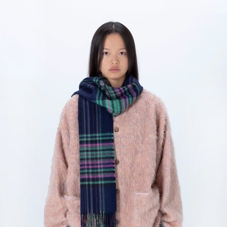 THE INOUE BROTHERS,Brushed Scarf Check