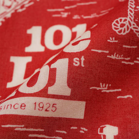 LEE × NIGEL CABOURN,'OX'ED SILVER' - 101 BANDANA