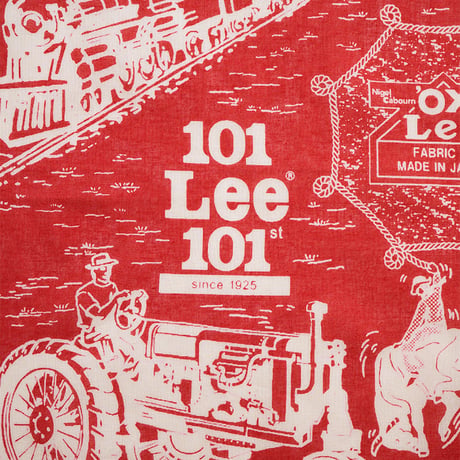 LEE × NIGEL CABOURN,'OX'ED SILVER' - 101 BANDANA