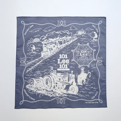 LEE × NIGEL CABOURN,'OX'ED SILVER' - 101 BANDANA