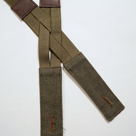 LEE × NIGEL CABOURN,'OX'ED SILVER' - FIELD WORKER SUSPENDER