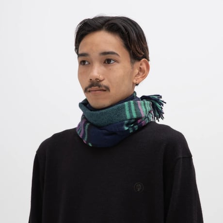 THE INOUE BROTHERS,Brushed Scarf Check