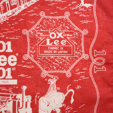 LEE × NIGEL CABOURN,'OX'ED SILVER' - 101 BANDANA