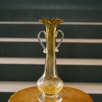 レトロ花瓶（アンバー）