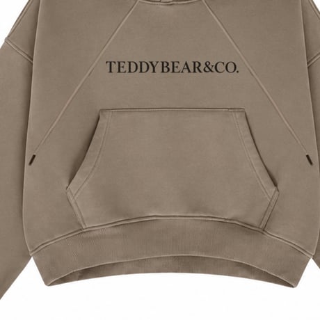 RARETE (ラルテ) TEDDYBEAR＆CO. レディース　クロップド丈 パーカー