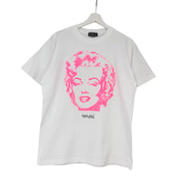 RARETE (ラルテ) マリリンモンロー Marilyn Monroe シルエット ネオンピンク Tシャツ