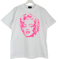 RARETE (ラルテ) マリリンモンロー Marilyn Monroe シルエット ネオンピンク Tシャツ