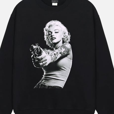 RARETE (ラルテ) マリリンモンロー Marilynmonroe 構え 銃口 トレーナー