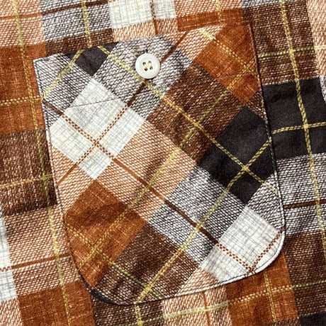 1950's PENNEY'S TOPFLIGHT Flannel L/S Shirt Deadstock