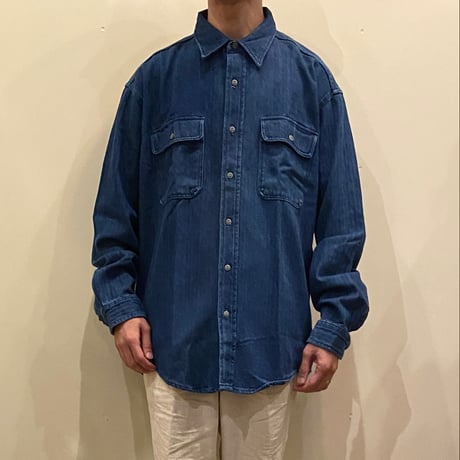 1990's L.L.Bean Denim L/S Shirt