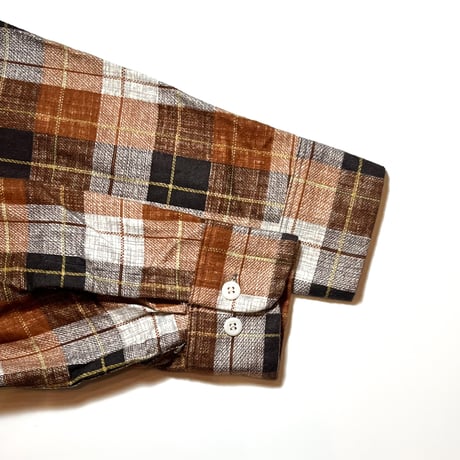 1950's PENNEY'S TOPFLIGHT Flannel L/S Shirt Deadstock
