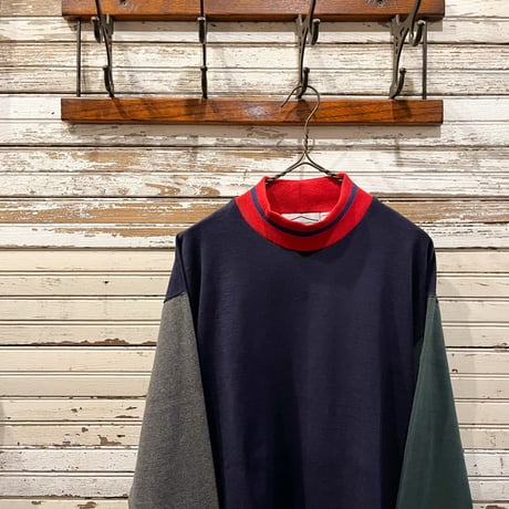 1980's〜 COLUMBIA KNIT Rugger L/S Tee Deadstock