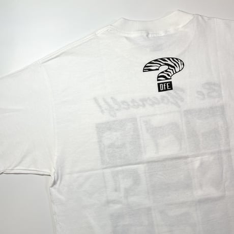 1990's DFE Zebra Printed Tee
