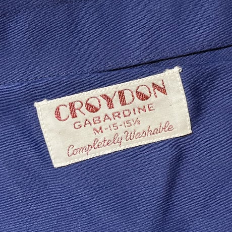 1950's CROYDON Rayon L/S Shirt Deadstock