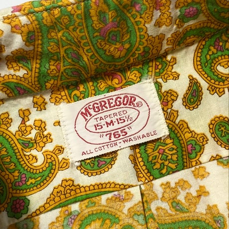 1960's McGREGOR S/S Shirt