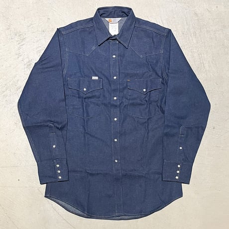 1990's Carhartt Denim Western L/S Shirt Deadstock