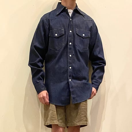 1960's Bar C Denim Western L/S Shirt