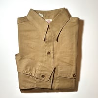 1940's〜 MONTGOMERY WARD Herringbone L/S Shirt Deadstock
