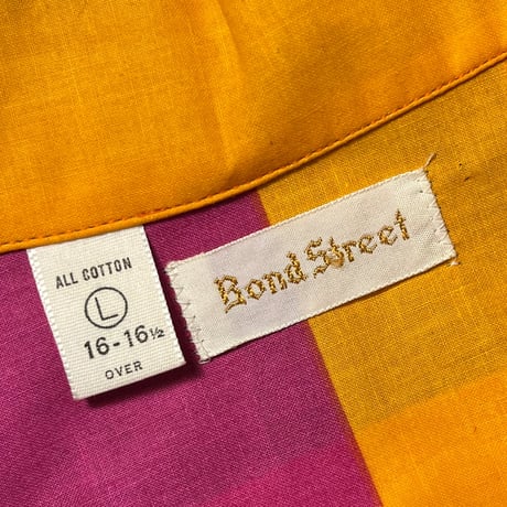 1960's〜 Bond Street S/S Shirt Deadstock