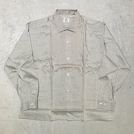 1960's B.V.D. Rayon L/S Shirt Deadstock