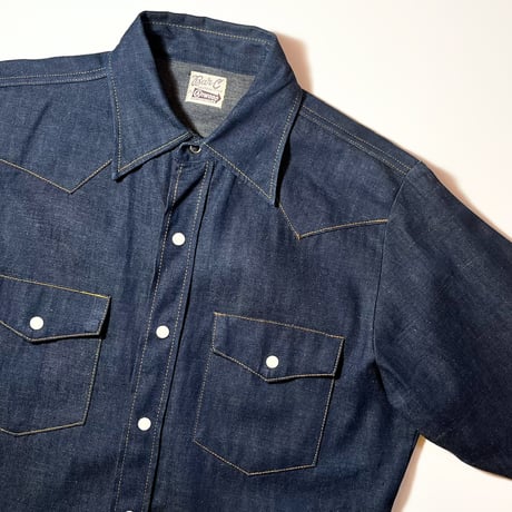 1960's Bar C Denim Western L/S Shirt