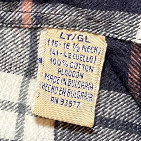 1990's〜 BIG MAC Flannel L/S Shirt Deadstock