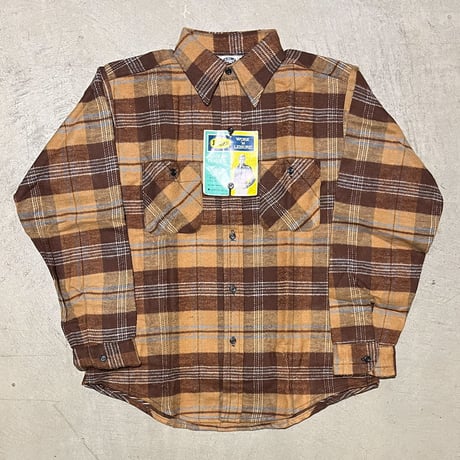 1970's Mr.Leggs Heavy Flannel L/S Shirt Deadstock