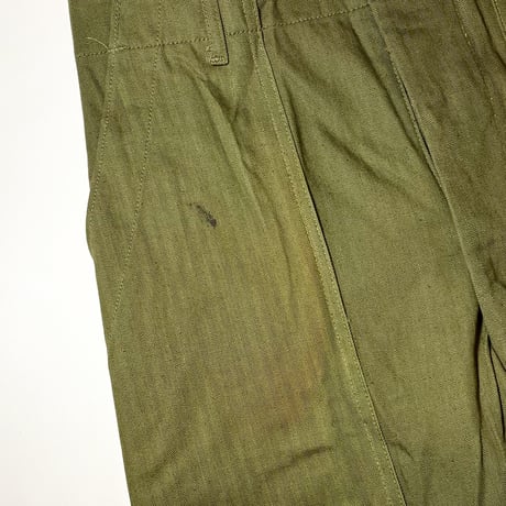 1950's US.ARMY M-47 Herringbone Trousers Deadstock