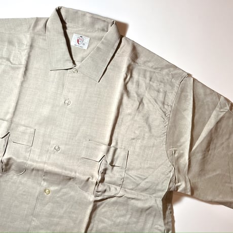 1960's B.V.D. Rayon L/S Shirt Deadstock