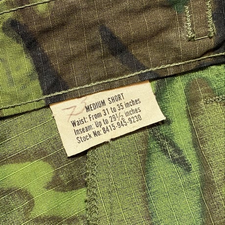 1960's US.ARMY ERDL Jungle Fatigue Trousers