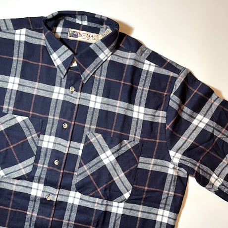 1990's〜 BIG MAC Flannel L/S Shirt Deadstock