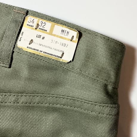 1960〜70's Levi's 518 STA-PREST Tapered Pants Deadstock