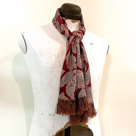 1950's〜 Unknown Rayon Scarf
