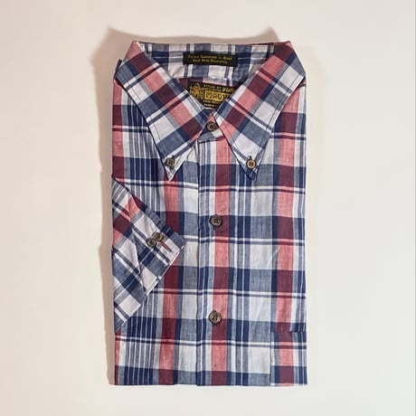 1960's Westley Indian Madras S/S Shirt Deadstock