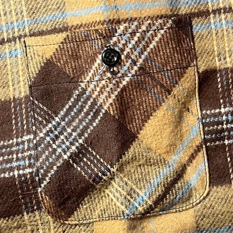 1970's Mr.Leggs Heavy Flannel L/S Shirt Deadstock