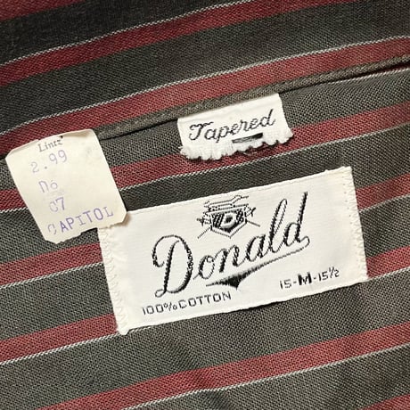 1960's Donald L/S Shirt Deadstock