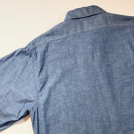 1940's US.NAVY Chambray L/S Shirt