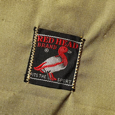 1960's RED HEAD Poplin Hunting Vest Deadstock
