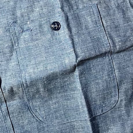 1960's COMPASS Chambray L/S Shirt Deadstock