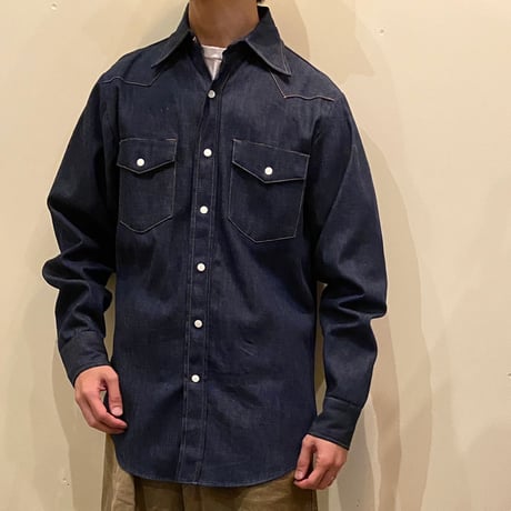 1960's Bar C Denim Western L/S Shirt