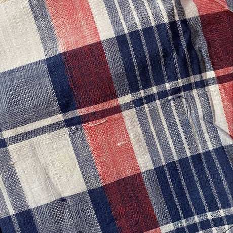 1960's Westley Indian Madras S/S Shirt Deadstock