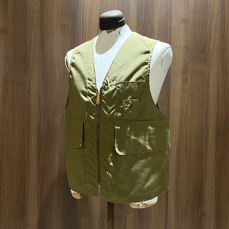 1960's RED HEAD Poplin Hunting Vest Deadstock